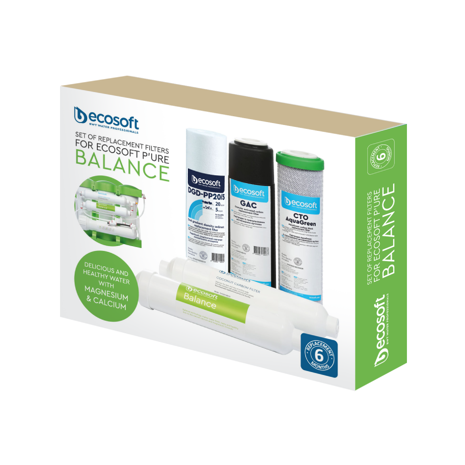 P'URE Balance set de 5 filtre de schimb PP5-GAC-CTOAG-BALANCE-POST CHV5PUREBAL - imagine 3